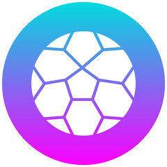 Fototapeta premium Football vector icon. Can be used for Outdoor Fun iconset.