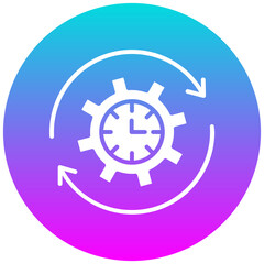 Consistency vector icon. Can be used for Leadership iconset.