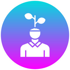Growth Mindset vector icon. Can be used for Leadership iconset.