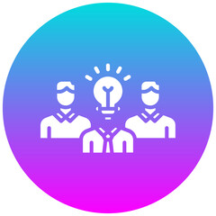 Inspiration vector icon. Can be used for Leadership iconset.