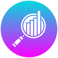Analysis vector icon. Can be used for Business Analytics iconset.