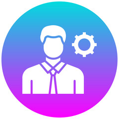Management vector icon. Can be used for Business Analytics iconset.
