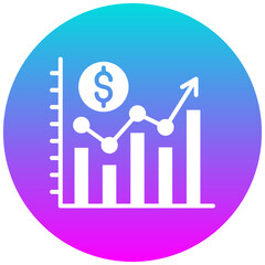 Revenue Growth vector icon. Can be used for Business Analytics iconset.