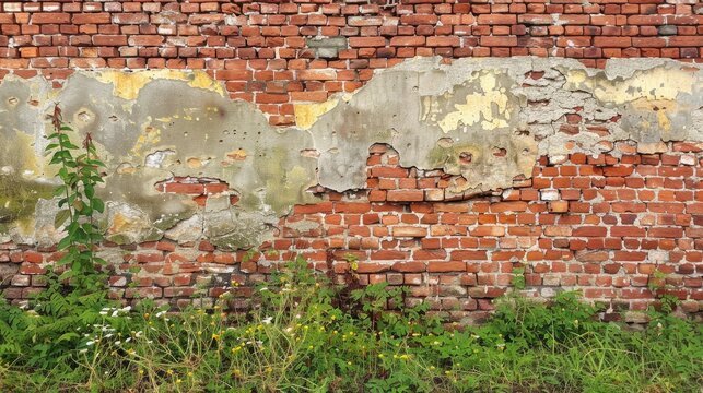 Brick Wall featuring Lower Border