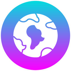 Earth vector icon. Can be used for Earth Day iconset.