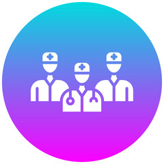 Medical Staff vector icon. Can be used for Hajj Pilgrimage iconset.