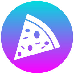 Pizza Slice vector icon. Can be used for Italy iconset.