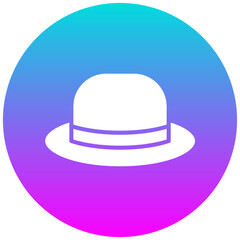 Carioca Hat vector icon. Can be used for Festa Junina iconset.