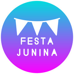 Festa Junina Title vector icon. Can be used for Festa Junina iconset.