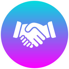 Deceptive Handshake vector icon. Can be used for Corruption iconset.