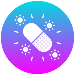 Antiviral Medication vector icon. Can be used for Infectious Diseases iconset.