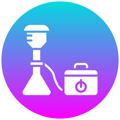 Lab Vacuum vector icon. Can be used for Lab iconset.