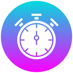 Timer vector icon. Can be used for Rugby iconset.