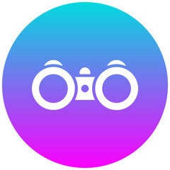 Binoculars vector icon. Can be used for Ocean iconset.
