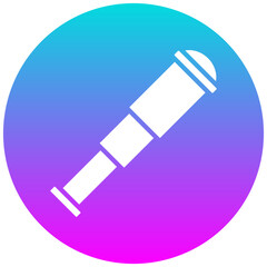 Monocular vector icon. Can be used for Ocean iconset.