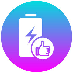 Feedback vector icon. Can be used for Battery and Power iconset.