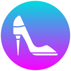 Heel vector icon. Can be used for Shoemaker iconset.