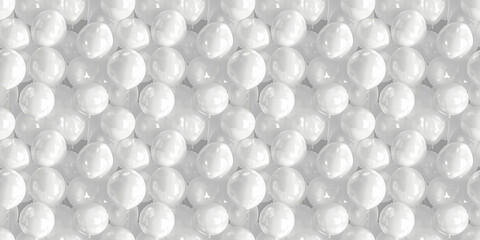 an background of white balloons fill in the frame, white, soft focus, blurred photography