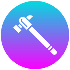 Hammer vector icon. Can be used for Shoemaker iconset.