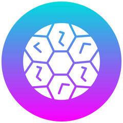 Obraz premium Football vector icon. Can be used for Baby Shower iconset.