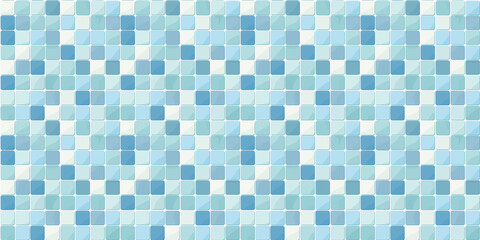 Blue tiles pattern background, clean surface texture, white background