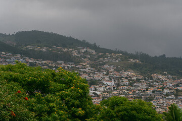 Fototapeta premium Cityscape in Funchal in Madeira, Portugal 
