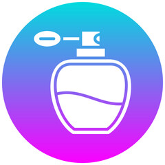 Perfume vector icon. Can be used for Luxury iconset.