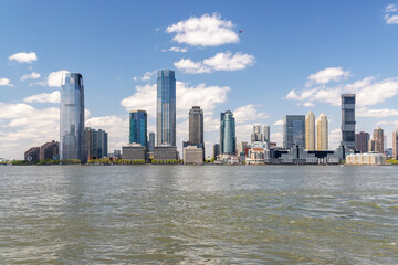 Naklejka premium Jersey City skyline
