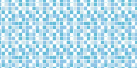 Fototapeta premium Blue tiles background, clean surface texture, white background