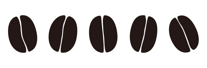 コーヒー豆のベクターイラスト