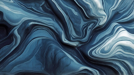 Obraz premium Blue Grey Black Fluid Abstract Background