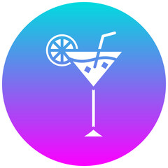Daiquiri vector icon. Can be used for Beverages iconset.