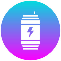 Energy Drink vector icon. Can be used for Beverages iconset.