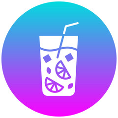 Long Island vector icon. Can be used for Beverages iconset.