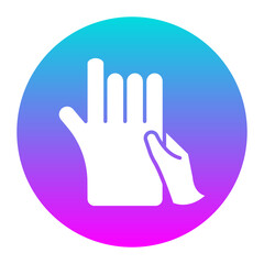 Hand Massage vector icon. Can be used for Spa iconset.