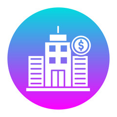 Trade Center vector icon. Can be used for Business and Finance iconset.
