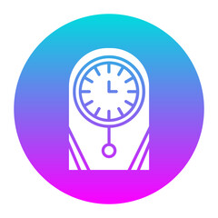 Wall Clock vector icon. Can be used for Business and Finance iconset.
