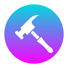 Hammer vector icon. Can be used for Home Improvements iconset.