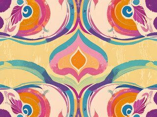 Fototapeta premium abstract pattern with circles,Ai generated 