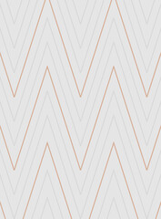 グレー地にゴールドのラインが入ったシームレスな幾何学模様