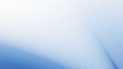 Blue stripes line wave abstract background for backdrop or presentation