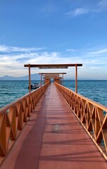 Fototapeta premium wooden jetty