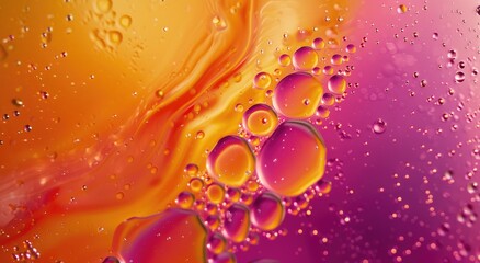 Abstract Oil and Water: A Symphony of Colors