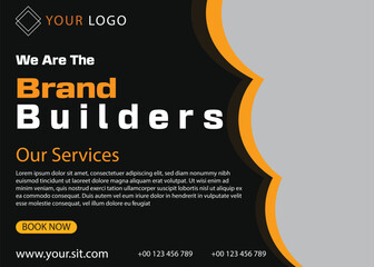 black yellow new banner design 