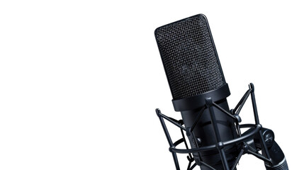 Microphone on transparent background 