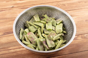 Fresh lentil ingredients