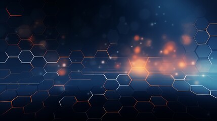 Modern technology abstract background featuring hexagonal shapes: high-tech vector illustration for scientific research, innovative designs, and cutting-edge digital applications


