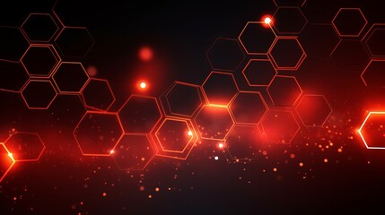 Modern technology abstract background featuring hexagonal shapes: high-tech vector illustration for scientific research, innovative designs, and cutting-edge digital applications


