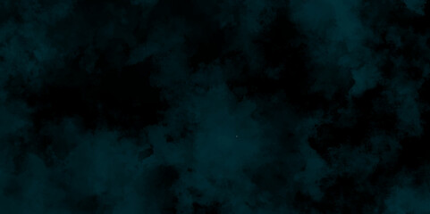 abstract cloud and vapor texture background. Black and Green smoke aquarelle smudge illustration smooth grungy smokey light pastel colors ink glow. Teal color powder explosion