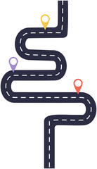 Road Map Illustration